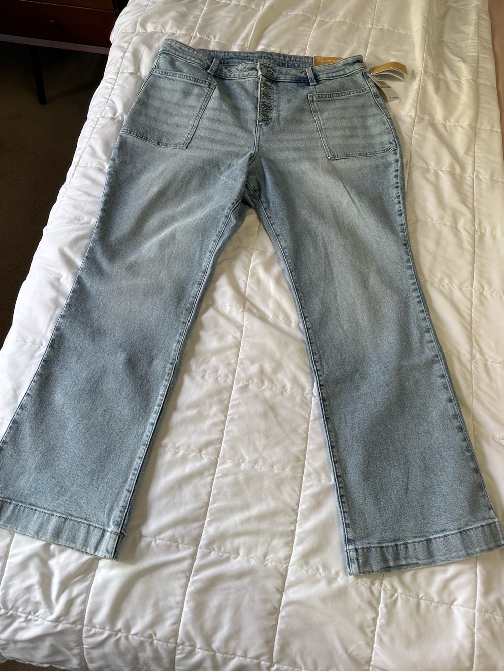 Michael Kors Light Blue Straight Leg Women's Jeans